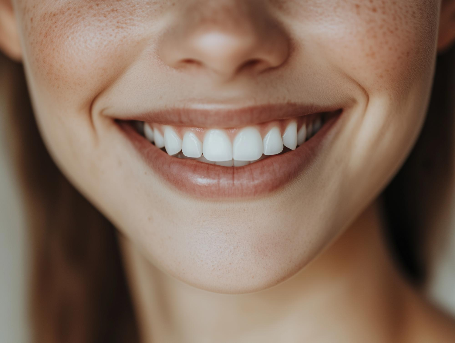 primo piano su un sorriso